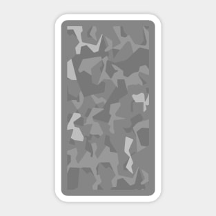 Design camo pattern light grey Sticker